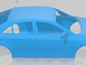 toyota camry le 2010 printable body car Modèles 3D en vedette