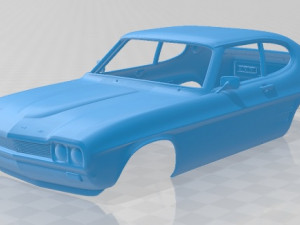 capri rs 2600 1970 printable body car 3D प्रिंट मॉडल