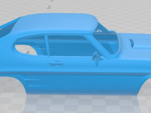 capri rs 2600 1970 printable body car Model do druku 3D