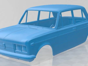 fiat 125 1967 printable body car 3D Print Model