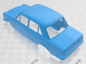 fiat 125 1967 printable body car 3D 프린트 모델