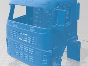 volvo fm 2010 printable cab truck 3Dプリントモデル