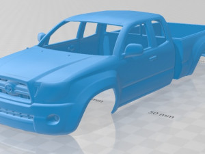 toyota tacoma accesscab 2011 printable body car 3D Print Model