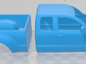 toyota tacoma accesscab 2011 printable body car Modelo de impresión 3D