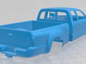 toyota tacoma accesscab 2011 printable body car 3D Print Model