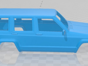 jeep cherokee xj 2000 printable body car 3D 프린트 모델