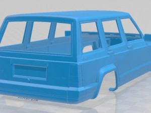 jeep cherokee xj 2000 printable body car 3D 프린트 모델