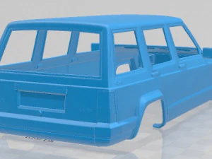 jeep cherokee xj 2000 printable body car 3D Print Model