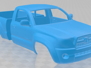 toyota tacoma regularcab 2011 printable body car 3D प्रिंट मॉडल