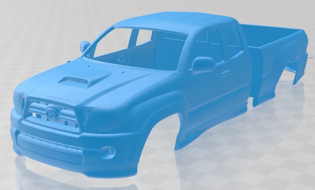 toyota tacoma xrunner 2011 printable body car 3D Print Model .c4d .max .obj .3ds .fbx .stl .blend
