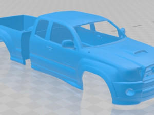 toyota tacoma xrunner 2011 printable body car 3D Print Model