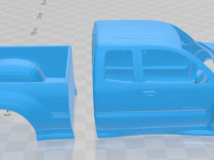 toyota tacoma xrunner 2011 printable body car 3D Print Model