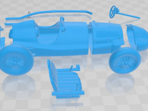 mercedes benz w165 1939 printable car 3D-Druckmodell