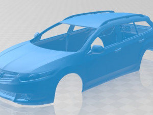 honda accord tourer 2009 printable body car Modelo de impresión 3D