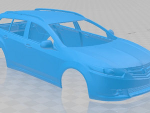 honda accord tourer 2009 printable body car 3D printmodel