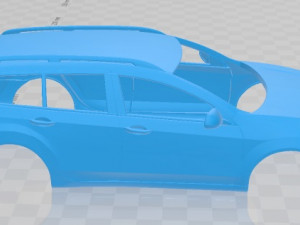 honda accord tourer 2009 printable body car 3D printmodel