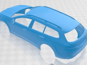 honda accord tourer 2009 printable body car 3D printmodel