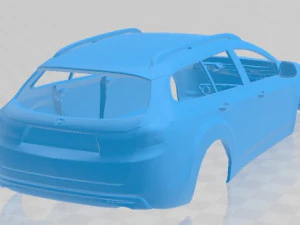 honda accord tourer 2009 printable body car 3D Print Model