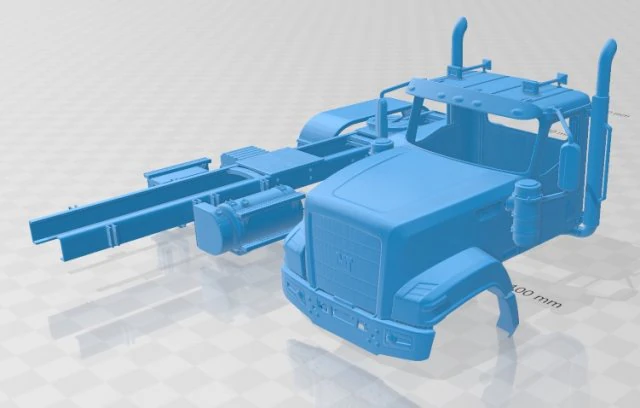 caterpillar ct 680 2015 printable truck 3D Print Model .c4d .max .obj .3ds .fbx .stl .blend 