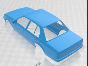 opel rekord 1982 printable body car Modelo de Impressão 3D
