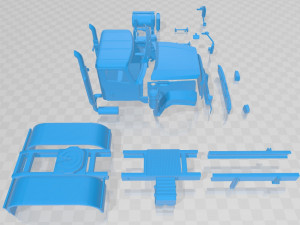 caterpillar ct 680 printable truck Model Cetak 3D