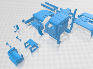 caterpillar ct 680 printable truck Model Cetak 3D