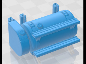 caterpillar ct 680 printable truck Model Cetak 3D