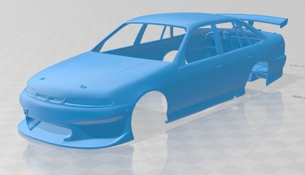 holden commodore race car 1993 printable body car Model Cetak 3D .c4d .max .obj .3ds .fbx .stl .blend 