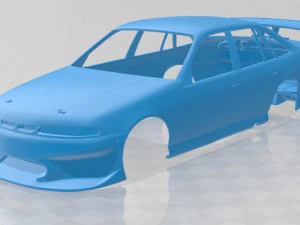 holden commodore race car 1993 printable body car 3D Print Model