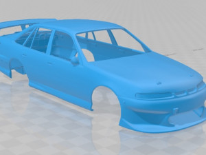 holden commodore race car 1993 printable body car Model Cetak 3D