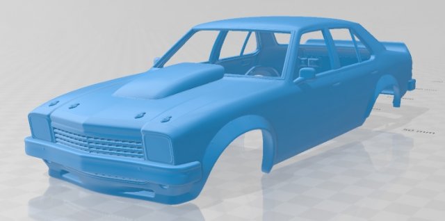 holden torana 4 door race car 1977 printable body car 3D Print Model .c4d .max .obj .3ds .fbx .stl .blend 