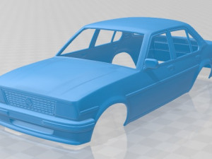 opel ascona berlina 1975 printable body car 3D Print Model