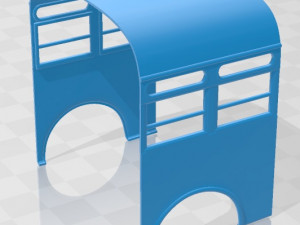 6700 school bus 1955 printable Modello di stampa 3D