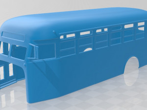 6700 school bus 1955 printable Modello di stampa 3D