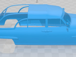 presidential limousine 1950 printable body car 3D-Druckmodell