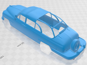 presidential limousine 1950 printable body car 3D-Druckmodell