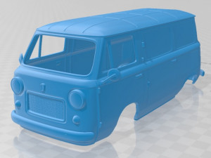 fiat 600 t 1967 printable body van 3D Print Model