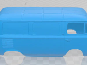 fiat 600 t 1967 printable body van 3D Print Model