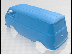 fiat 600 t 1967 printable body van 3D Print Model