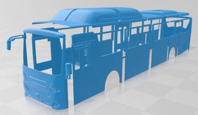 scania interlink bus 2015 printable 3D Print Model .c4d .max .obj .3ds .fbx .stl .blend 