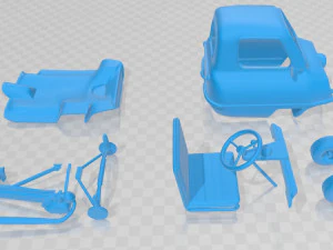 peel p50 printable car 3D Print Model