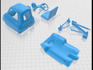 peel p50 printable car 3D Print Model