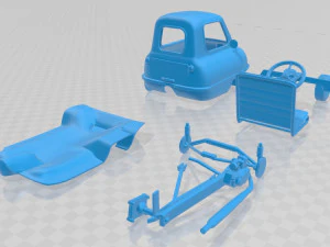 peel p50 printable car 3D Print Model