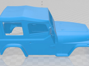 wrangler yj 1987 printable body car Model Cetak 3D