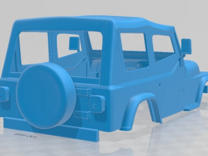 wrangler yj 1987 printable body car Model Cetak 3D