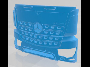 mercedes arocs printable cabin truck Model do druku 3D