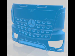 mercedes arocs printable cabin truck 3D Print Model