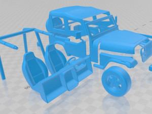 wrangler yj 1987 printable car 3D Print Model