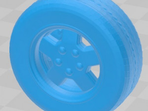 wrangler yj 1987 printable car 3D Print Model