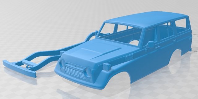 toyota land cruiser j55 1975 printable body car 3D 打印模型 .c4d .max .obj .3ds .fbx .stl .blend